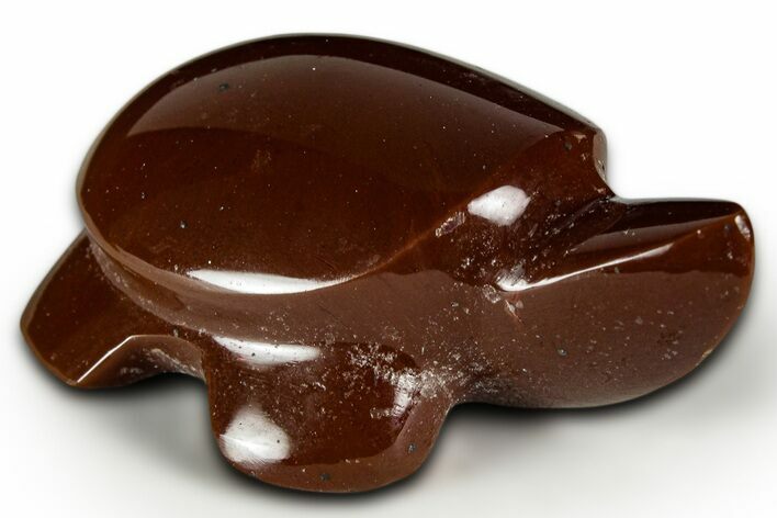 Polished Chocolate (Mahogany) Obsidian Turtle - California #331582